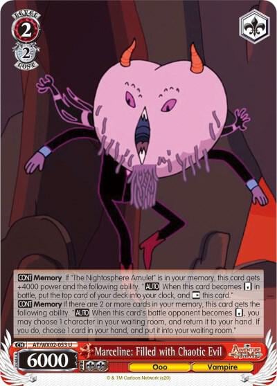 Marceline: Filled with Chaotic Evil, Adventure Time AT/WX02-053 U