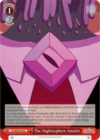 The Nightosphere Amulet, Adventure Time AT/WX02-070 C