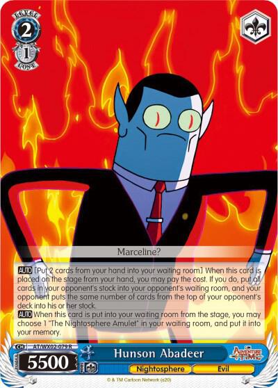 Hunson Abadeer, Adventure Time AT/WX02-079 R