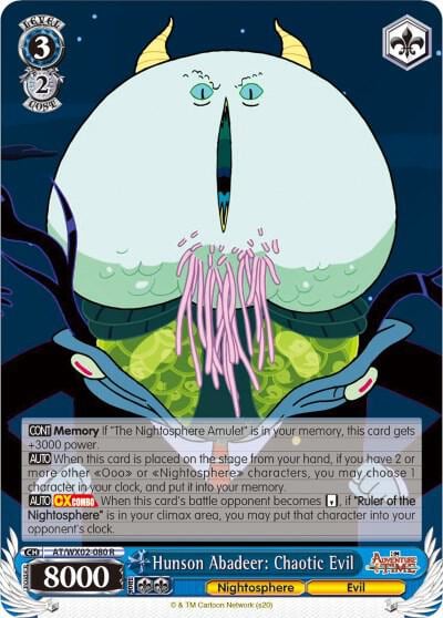 Hunson Abadeer: Chaotic Evil, Adventure Time AT/WX02-080 R