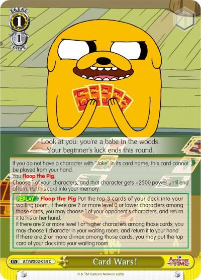 Card Wars!, Adventure Time AT/WX02-034 C