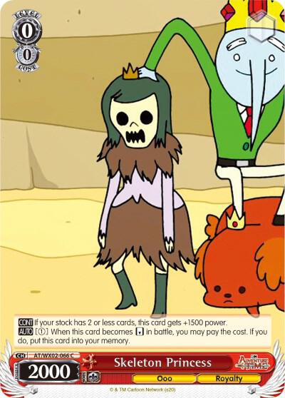 Skeleton Princess, Adventure Time AT/WX02-066 C