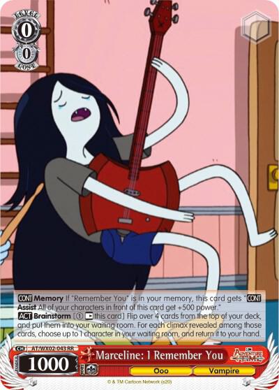 Marceline: I Remember You, Adventure Time AT/WX02-043 RR