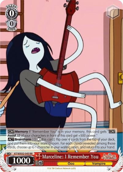 Marceline: I Remember You, Adventure Time AT/WX02-043 RR