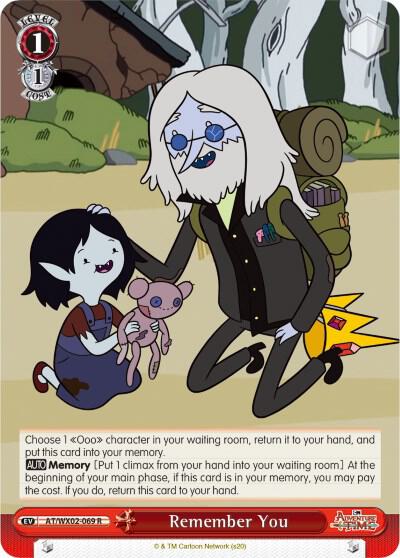 Remember You, Adventure Time AT/WX02-069 R