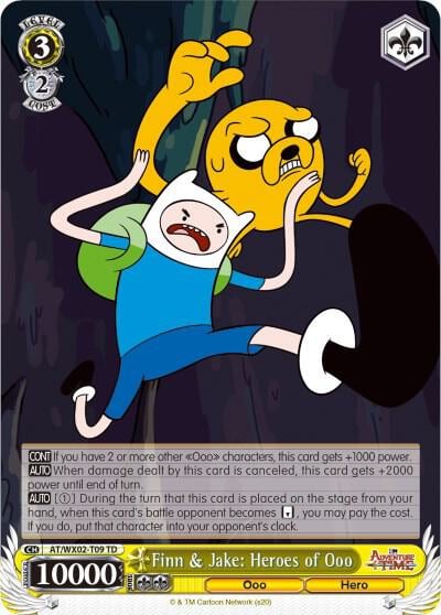 Finn & Jake: Heroes of Ooo, Adventure Time AT/WX02-T09 TD