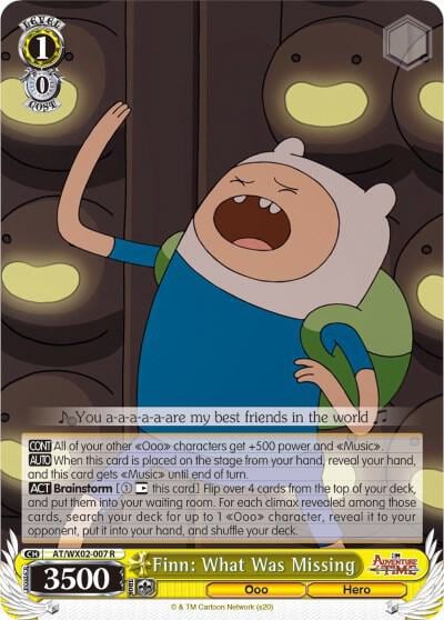 Finn: What Was Missing, Adventure Time AT/WX02-007 R