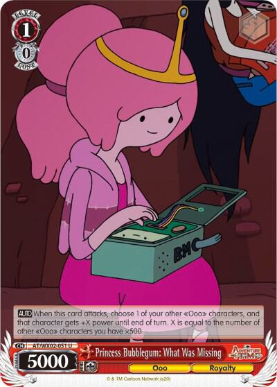 Princess Bubblegum: What Was Missing, Adventure Time AT/WX02-051 U
