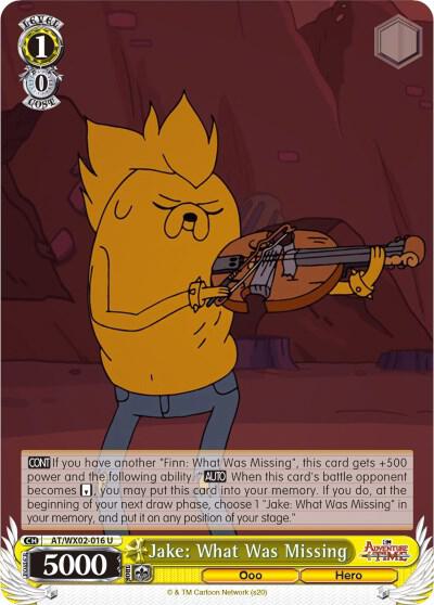 Jake: What Was Missing, Adventure Time AT/WX02-016 U