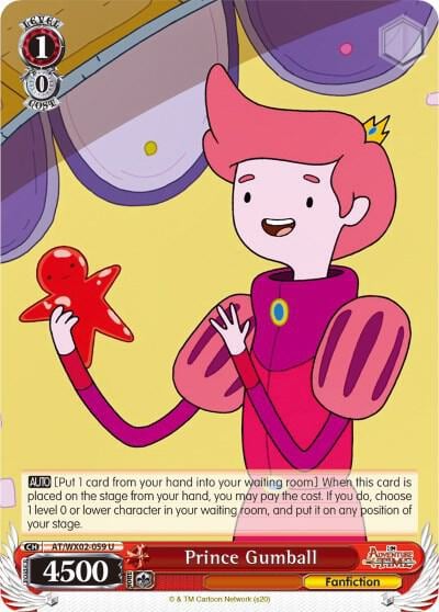 Prince Gumball, Adventure Time AT/WX02-059 U