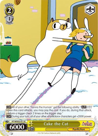 Cake the Cat, Adventure Time AT/WX02-011 R