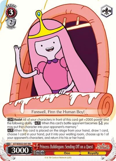 Princess Bubblegum: Sending Off on a Quest, Adventure Time AT/WX02-041 RR