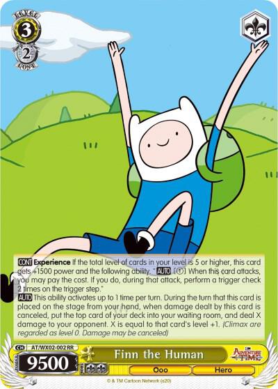 Finn the Human, Adventure Time AT/WX02-002 RR