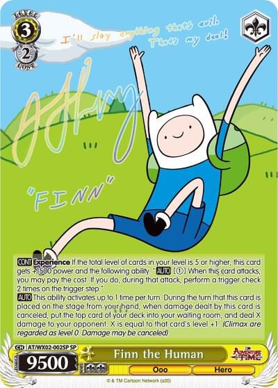 Finn the Human (SP), Adventure Time AT/WX02-002SP SP