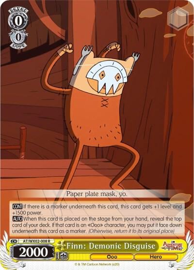 Finn: Demonic Disguise, Adventure Time AT/WX02-008 R