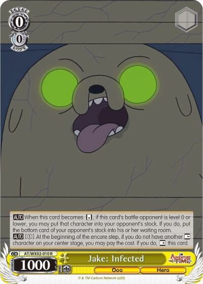 Jake: Infected, Adventure Time AT/WX02-010 R