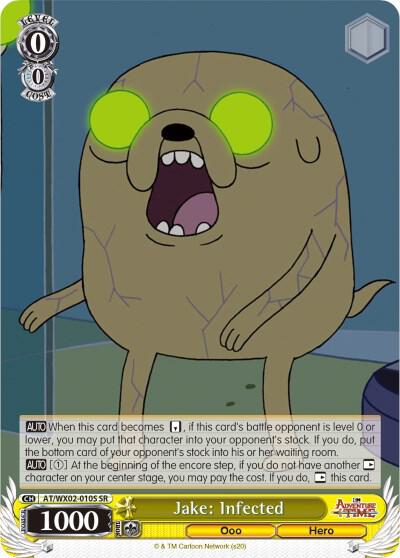 Jake: Infected (SR), Adventure Time AT/WX02-010S SR