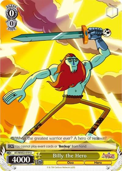 Billy the Hero, Adventure Time AT/WX02-019 U