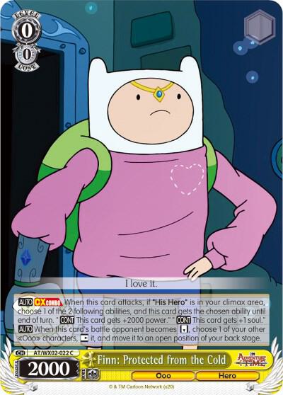 Finn: Protected from the Cold, Adventure Time AT/WX02-022 C