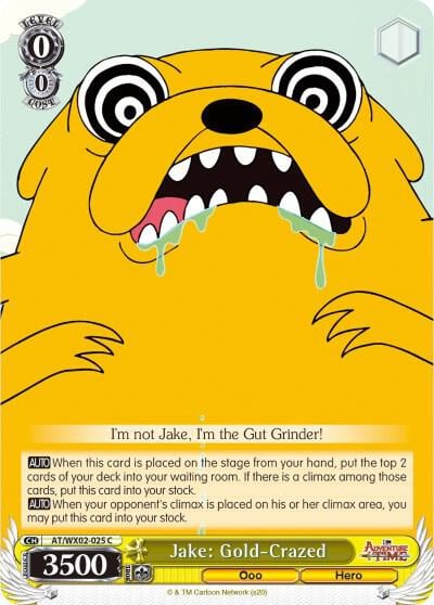 Jake: Gold-Crazed, Adventure Time AT/WX02-025 C