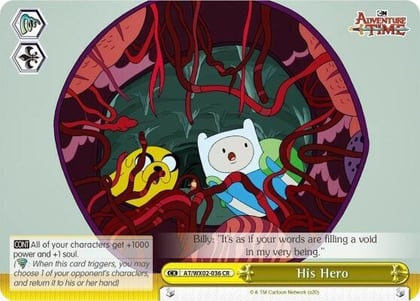 His Hero, Adventure Time AT/WX02-036 CR