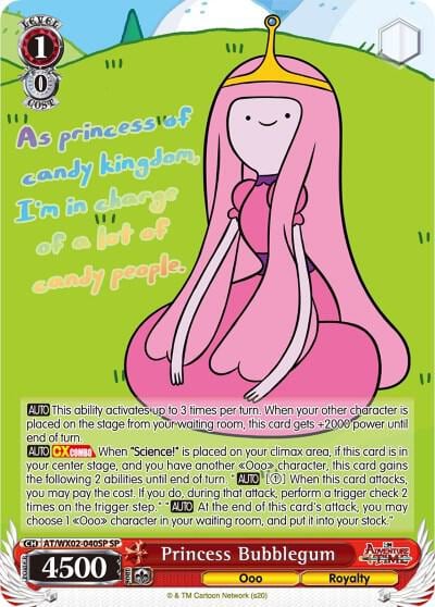 Princess Bubblegum (SP), Adventure Time AT/WX02-040SP SP