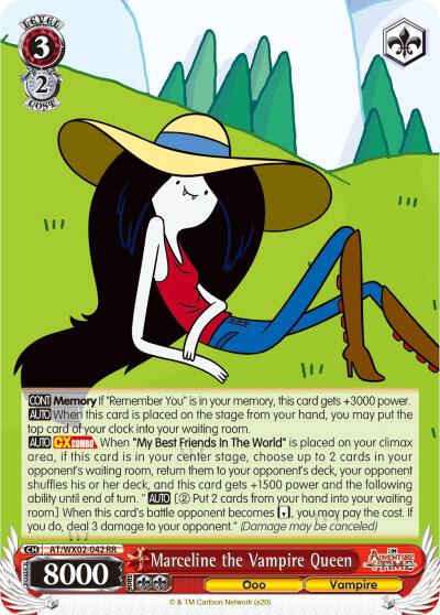 Marceline the Vampire Queen, Adventure Time AT/WX02-042 RR