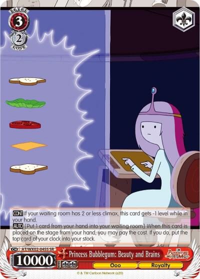 Princess Bubblegum: Beauty and Brains (SR), Adventure Time AT/WX02-045S SR