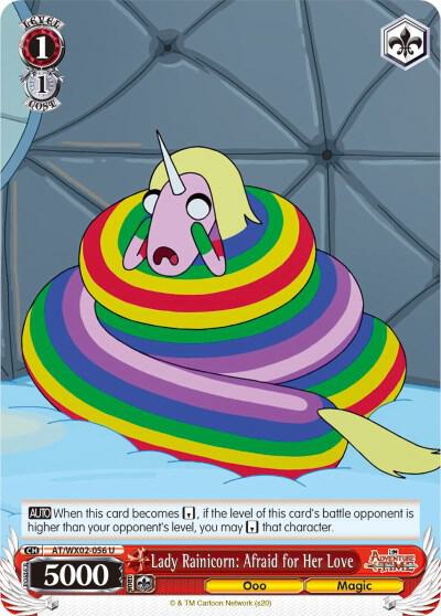 Lady Rainicorn: Afraid for Her Love, Adventure Time AT/WX02-056 U