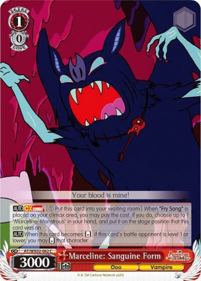 Marceline: Sanguine Form, Adventure Time AT/WX02-062 C