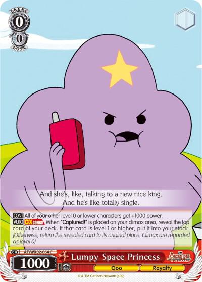 Lumpy Space Princess, Adventure Time AT/WX02-064 C