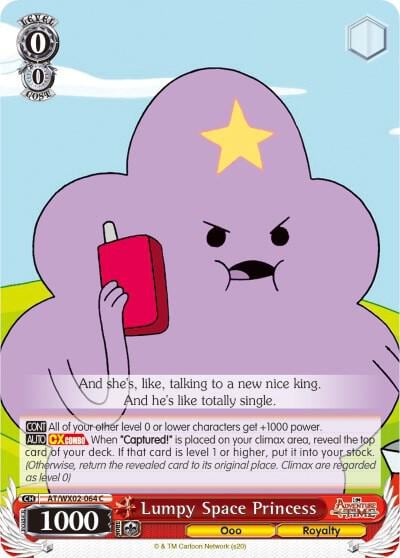 Lumpy Space Princess, Adventure Time AT/WX02-064 C