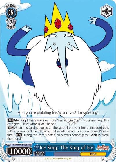 Ice King: The King of Ice, Adventure Time AT/WX02-075 RR