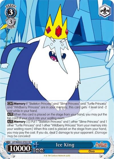 Ice King (SR), Adventure Time AT/WX02-076S SR