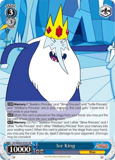 Ice King (SR), Adventure Time AT/WX02-076S SR
