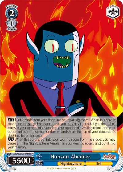 Hunson Abadeer (SR), Adventure Time AT/WX02-079S SR