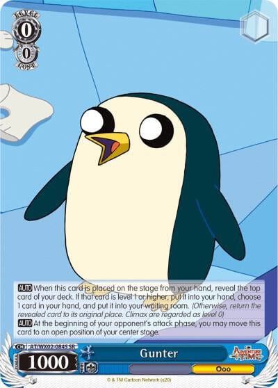 Gunter (SR), Adventure Time AT/WX02-084S SR
