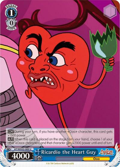 Ricardio the Heart Guy, Adventure Time AT/WX02-089 U