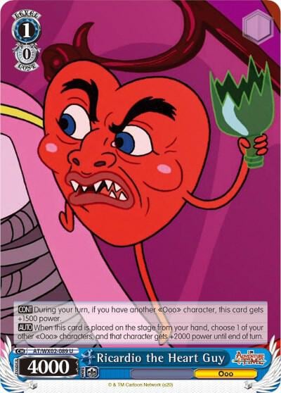 Ricardio the Heart Guy, Adventure Time AT/WX02-089 U