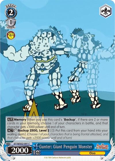 Gunter: Giant Penguin Monster, Adventure Time AT/WX02-091 C