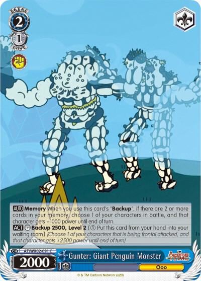Gunter: Giant Penguin Monster, Adventure Time AT/WX02-091 C