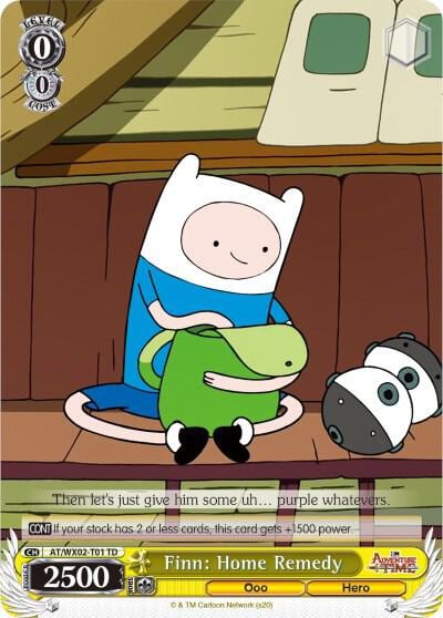 Finn: Home Remedy, Adventure Time AT/WX02-T01 TD