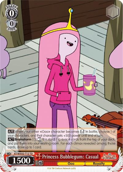 Princess Bubblegum: Casual, Adventure Time AT/WX02-T12 TD