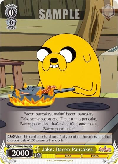Jake: Bacon Pancakes, Adventure Time AT/WX02-A02