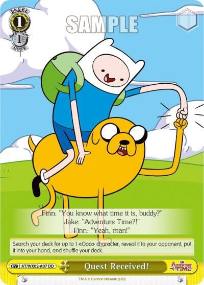 Quest Received!, Adventure Time AT/WX02-A07
