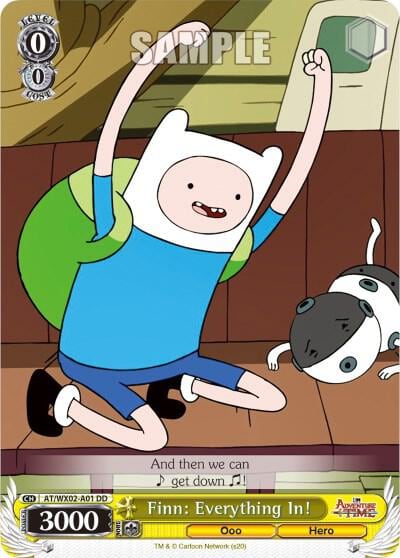 Finn: Everything In!, Adventure Time AT/WX02-A01