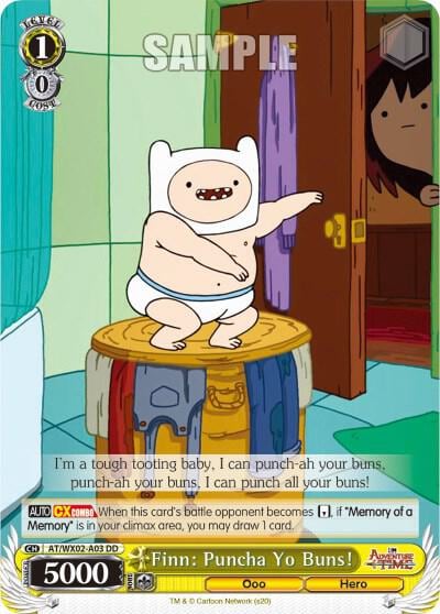 Finn: Puncha Yo Buns!, Adventure Time AT/WX02-A03