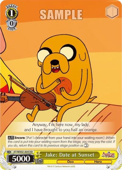Jake: Date at Sunset, Adventure Time AT/WX02-A04