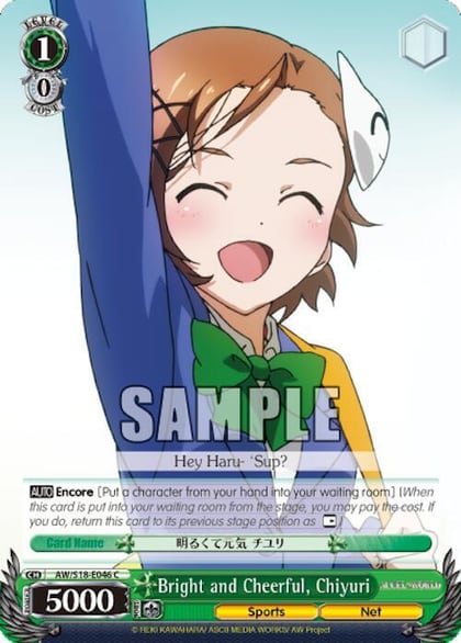 Bright and Cheerful, Chiyuri, Accel World AW/S18-E046 C