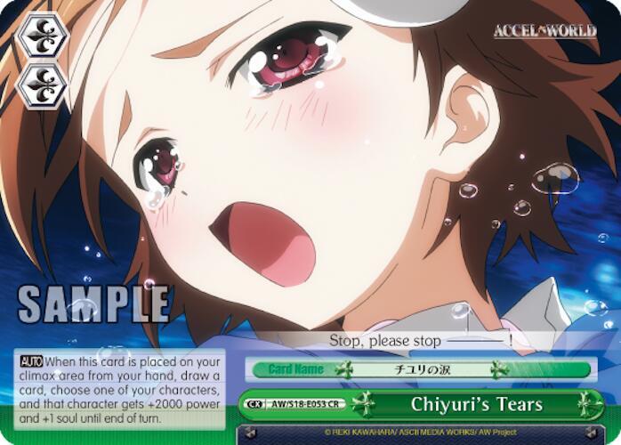 Chiyuri's Tears, Accel World AW/S18-E053 CR